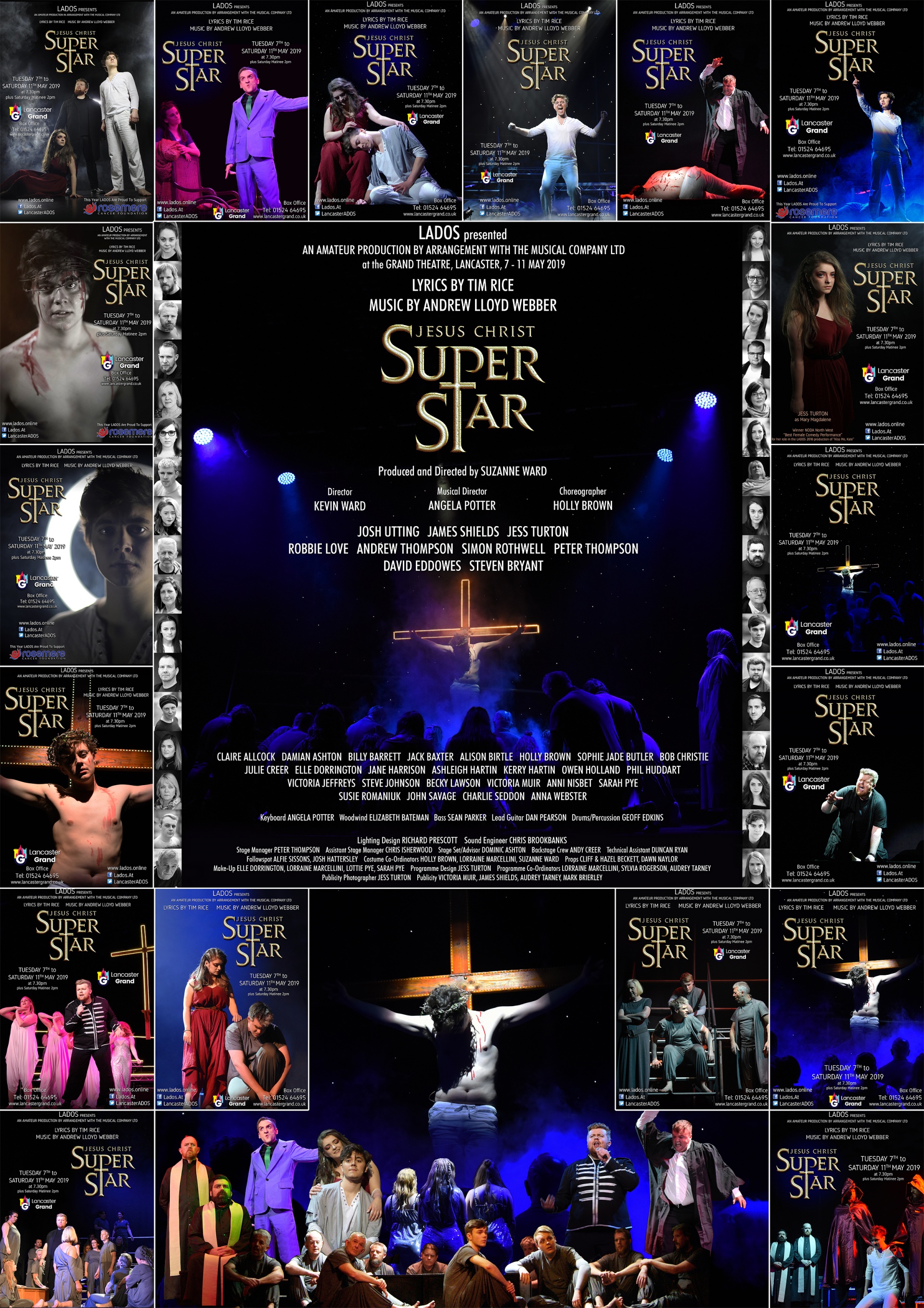 A Montage of all the social media posters created for Jesus Christ Superstar 2019. A Montage of all the social media posters created for Jesus Christ Superstar 2019.