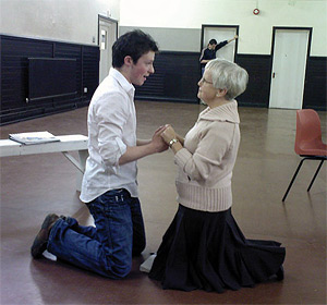 Richard Prescott (Motel in Fiddler on the Roof) with Peggy Brierley Richard Prescott (Motel in Fiddler on the Roof) with Peggy Brierley