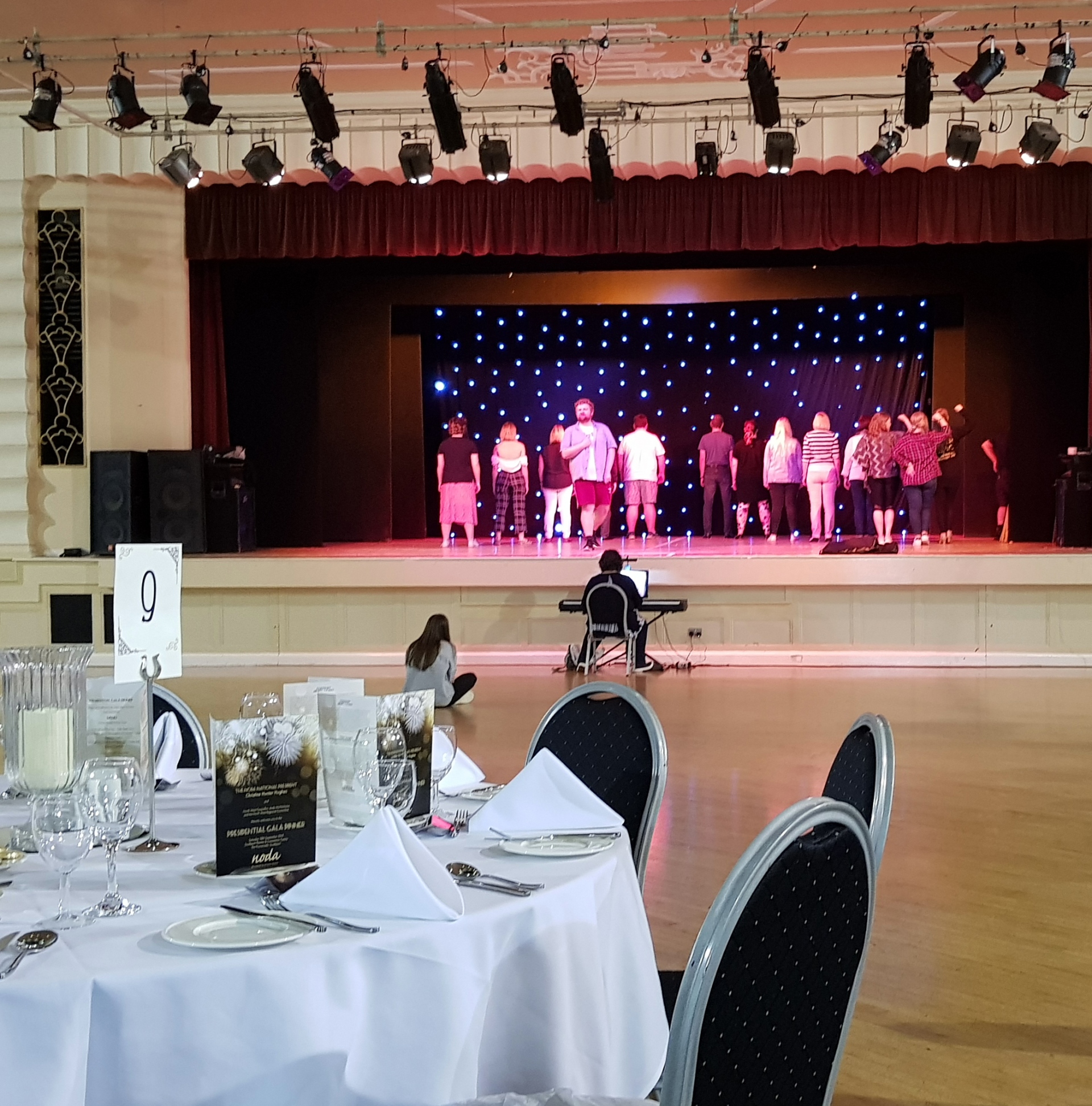Rehearsals for Cabaret at the NODA 2019 Presidential Gala, September 2019 Rehearsals for Cabaret at the NODA 2019 Presidential Gala, September 2019